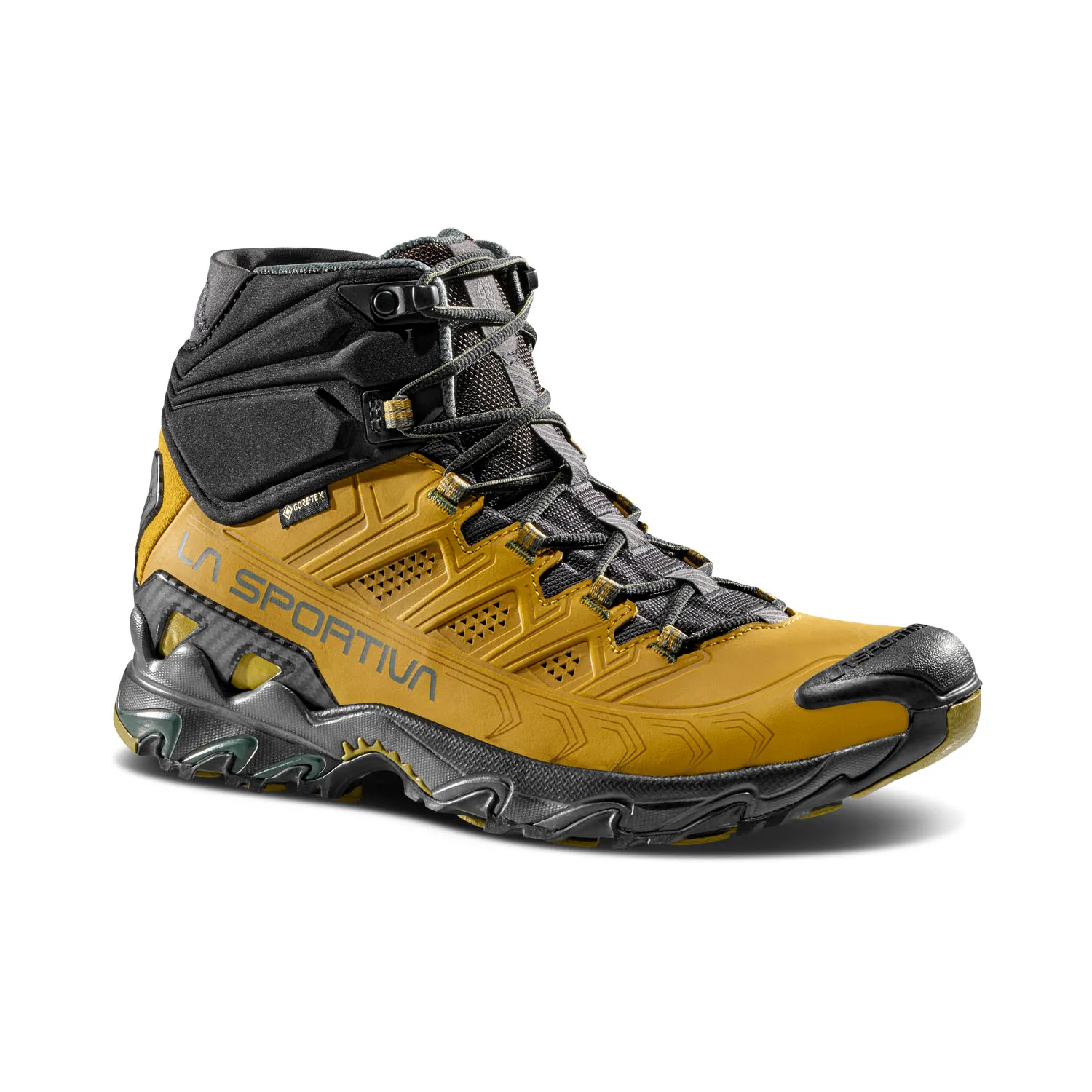 La Sportiva Wanderschuhe Ultra Raptor II Mid Leather GTX (Fast-Hiking, Nubukleder, wasserdicht) savannengelb Herren