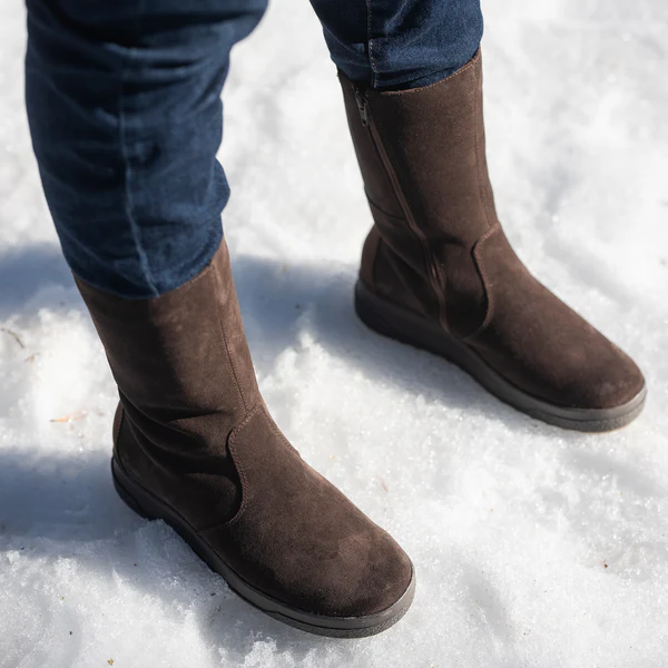 Pomar Winterstiefel UTU GTX (Wildleder, wasserdicht, extrem warm, gefüttert) dunkelbraun Damen