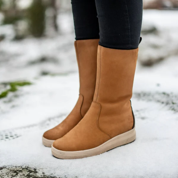 Pomar Winterstiefel UTU GTX (Nubukleder, wasserdicht, extrem warm, gefüttert) tan braun Damen