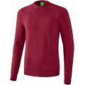 Erima Sweatshirt Basic Pullover bordeauxrot Kinder