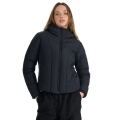 4F Winter-Daunenjacke F0706 mit Kapuze schwarz Damen
