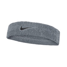 Nike Stirnband Swoosh Classic (Baumwollmix) 2025 grau - 1 Stück
