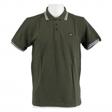 Alpha Industries Polo Twin Stripe II (Baumwolle) olive Herren