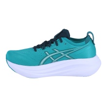 Asics Laufschuhe Gel Nimbus 27 (Dämpfung) türkis/grün Herren