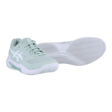 Asics Tennisschuhe Gel Dedicate 8 Clay/Sandplatz hellgrün/weiss Damen