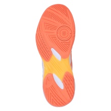 Asics Hallen-Indoorschuhe Gel Rocket 12 (multifunktional/Stabiltät) weiss/korallrot Damen