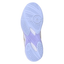 Asics Hallen-Indoorschuhe Gel Rocket 12 (multifunktional/Stabiltät) weiss/hellblau Damen