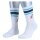 Australian Tennissocke Stripes weiss/hellblau/navyblau - 1 Paar