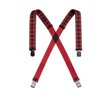 Arcade Hosenträger Jessup Plaid rot/schwarz