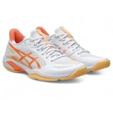 Asics Indoorschuhe Blade FF 2 (Squash- und Badminton-Schuh) weiss/orange Damen