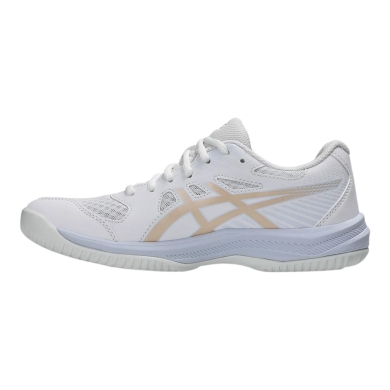 Asics Hallen-Indoorschuhe Upcourt 6 weiss/champagne Damen