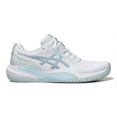 Asics Tennisschuhe Gel Challenger 15 Clay/Sandplatz (Dämpfung) weiss/hellblau Damen