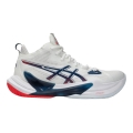 Asics Volleyball-Hallenschuhe Metarise 2 (mittelhoch) 2025 weiss/makoblue Herren