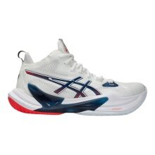 Asics Volleyball-Hallenschuhe Metarise 2 (mittelhoch) 2025 weiss/makoblue Herren