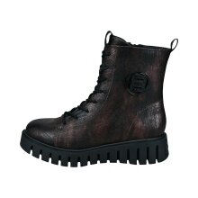 Bagatt Stiefel D31-AO135-5900 (mit seitlichen Reissverschluss) schwarz/dunkelrot Damen
