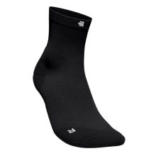 Bauerfeind Sportsocke Run Ultralight Mid Cut (Kompressionssocke) schwarz Herren - 1 Paar