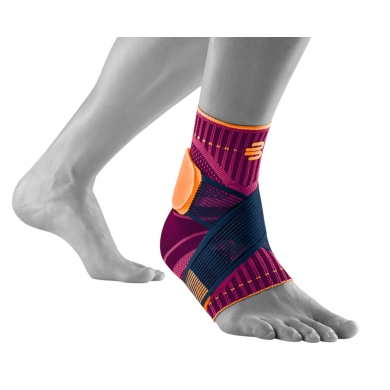 Bauerfeind Sprunggelenkbandage Sports Ankle Support rechts pink - 1 Stück