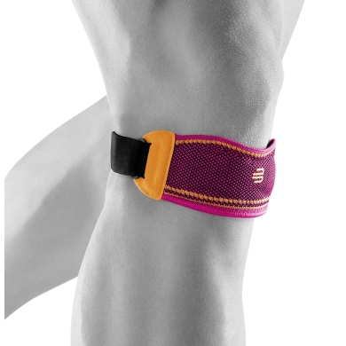 Bauerfeind Patellaband für Knie Sports Knee Strap (individuell einstellbar, leicht, komfortabel und langlebig) pink - 1 Stück