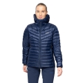 Bergans Winter-Daunenjacke Rabot Light Down mit Kapuze (leicht, warm) navyblau Damen