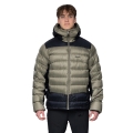 Bergans Winter-Daunenjacke Vaagaa Allround Down Hood (windabweisend, Primaloft® Black-Isolierung, sehr warm) grün Herren