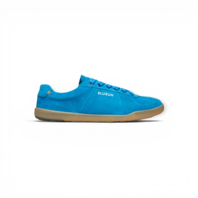 Blusun Barfussschuhe BLSN-200W (Veloursleder, flexible Sohle) blau Damen