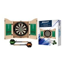 Bullet Dart Homedart Centre für zu Hause ink. 6 Metalldarts, Zähltafel - 1 Set
