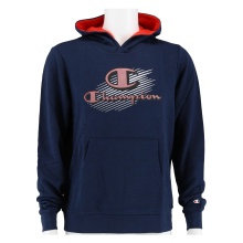 Champion Kapuzenpullover (Hoodie) Graphic Shop Logo navyblau Kinder