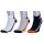 Champion Tennissocken (Baumwolle) Quarter C Logo-Print weiss/grau/navyblau Kinder - 3 Paar