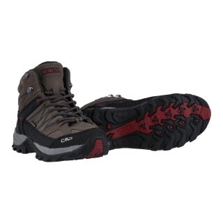 CMP Wanderschuhe Rigel Mid Trekking WP (wasserdicht) dunkelbraun Herren