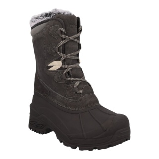 CMP Winterstiefel Borhea WP Snow (Wildleder, mit Innenfutter, wasserdicht) schwarz/dunkelgrau Damen