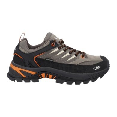 CMP Wanderschuhe Rigel 2.0 Low Trekking WP (wasserdicht) desertbraun/flameorange Herren