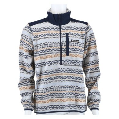 Columbia Fleecepullover Sweater Weather Printed Half Zip II (mit Brusttasche) bunt/grau Herren