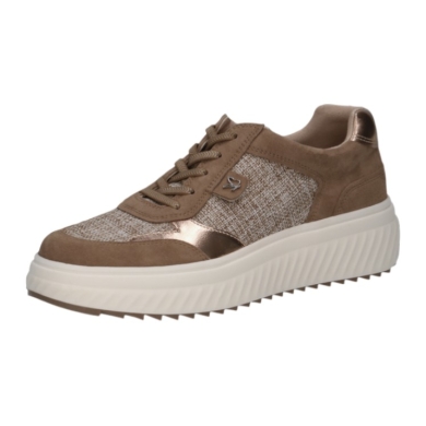 Caprice Sneaker 23711 (Leder) taupe/braun Damen