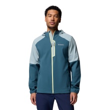 Columbia Softshelljacke Tech Hoodie (angenehmes Tragegefühl, Omni-Shield) hellblau/tealblau Herren