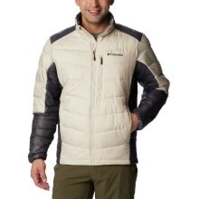 Columbia Winter-Steppjacke Labyrinth Loop (wärmend dank Daunenfüllung, Omni-Heat Infinity) beige/stonegrau Herren