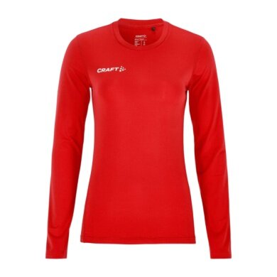 Craft Funktionsunterwäsche Langarmshirt Ability LS (Feuchtigkeitstransport, sehr elastisches Material) rot Damen