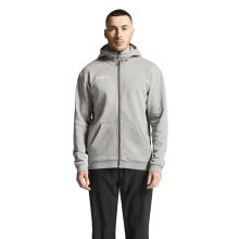 Craft Kapuzenpullover Community 2.0 Logo Full Zip Hoodie (Baumwolle/Polyester) grau Herren