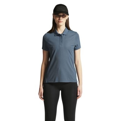 Craft Sport-Polo Core Unify (funktionelles Recyclingpolyester) grau/blau Damen