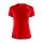 Craft Sport-Shirt Coummunity Function (100% Polyester, schnelltrocknend) rot Damen