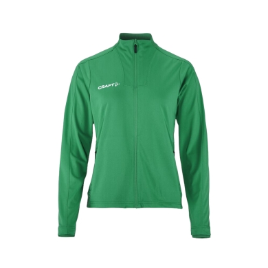 Craft Sport-Trainingsjacke Evolve 2.0 Full Zip (strapazierfähig, elastisch) grün Damen