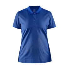 Craft Sport-Polo Core Unify (funktionelles Recyclingpolyester) kobaltblau Damen
