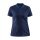 Craft Sport-Polo Core Unify (funktionelles Recyclingpolyester) melangeblau Damen