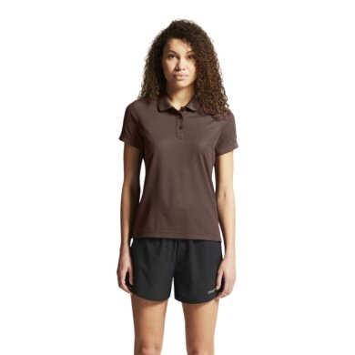 Craft Sport-Polo Core Unify (funktionelles Recyclingpolyester) braun Damen
