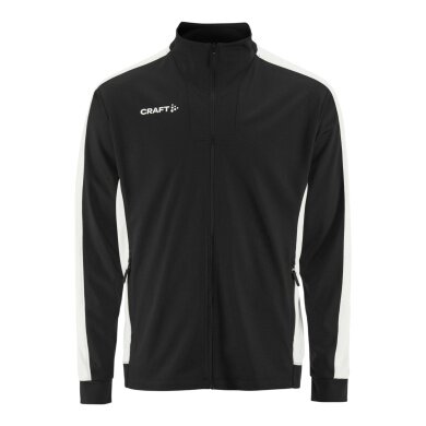 Craft Sport-Trainingsjacke Evolve 2.0 Contrast Full Zip (strapazierfähig, elastisch) schwarz/weiss Herren