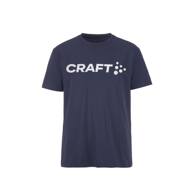 Craft Sport-Tshirt Community 2.0 Tee (Logo, Baumwolle-Mischung) navyblau Herren