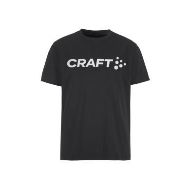 Craft Sport-Tshirt Community 2.0 Tee (Logo, Baumwolle-Mischung) schwarz Herren