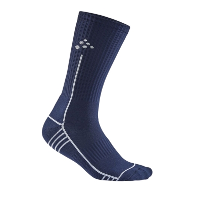 Craft Sportsocken Progress Mid (feuchtigkeitstransport) navyblau - 1 Paar