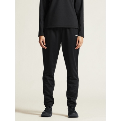 Craft Trainingshose Squad Go Pant (elastischer Bund mit Kordelzug) lang schwarz Damen