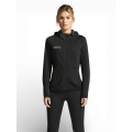 Craft Trainingsjacke Extend Full Zip (mit Reißverschlusstaschen, elastisches Material) schwarz Damen