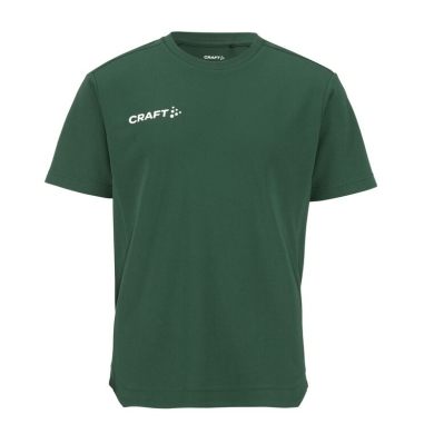 Craft Sport-Tshirt Evolve 2.0 Structured Jersey (strapazierfähig, leicht) dunkelgrün Kinder